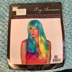 Colorful Halloween long curly hair Wig